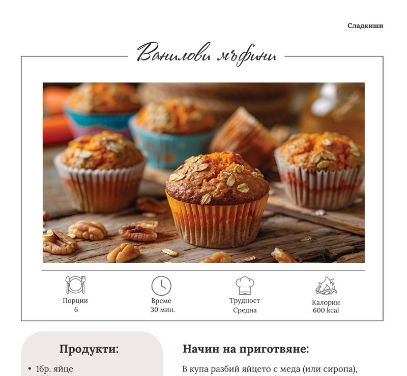 Ванилови мъфини